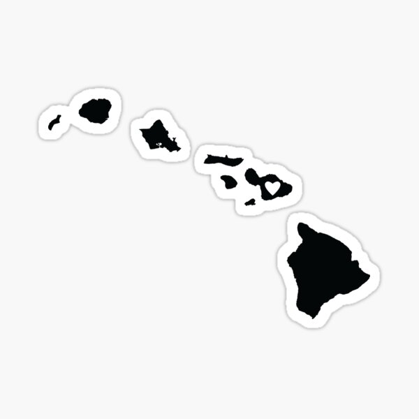 hawaii love - maui Sticker