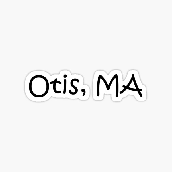 "Otis, MA" Sticker for Sale by lukaskugler Redbubble
