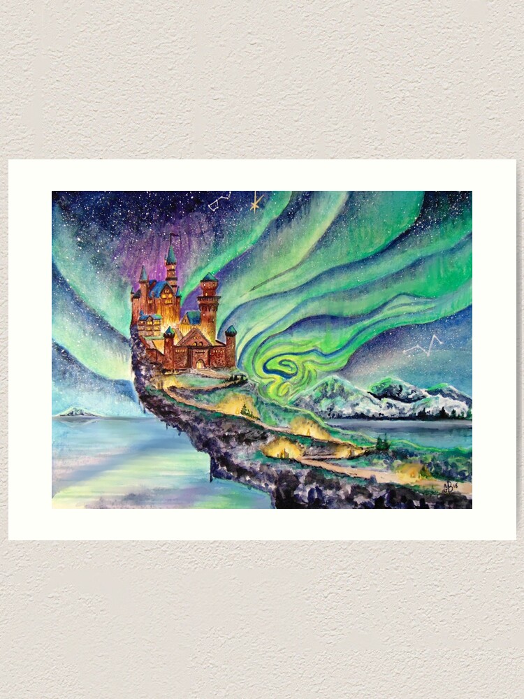 Fortress At The Edge Of The World Art Print By Ericdrawsart Redbubble