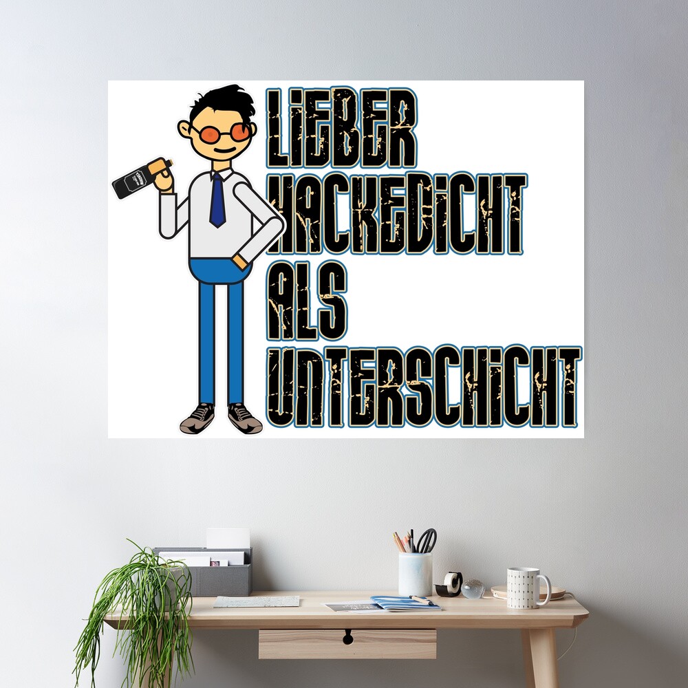 BWL-Dear hackedicht as a lower layer Poster by qurako | Redbubble