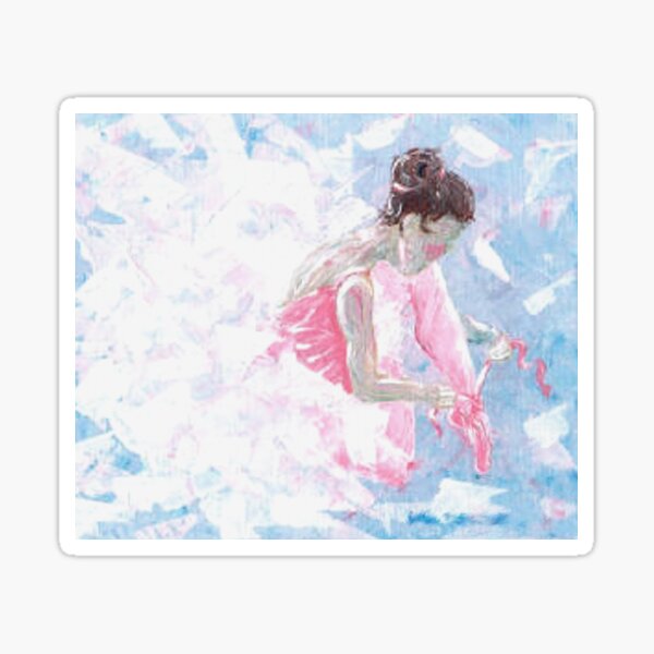 Item preview, Ballerina After the Ballet Painting designed and sold by AmberEcho.