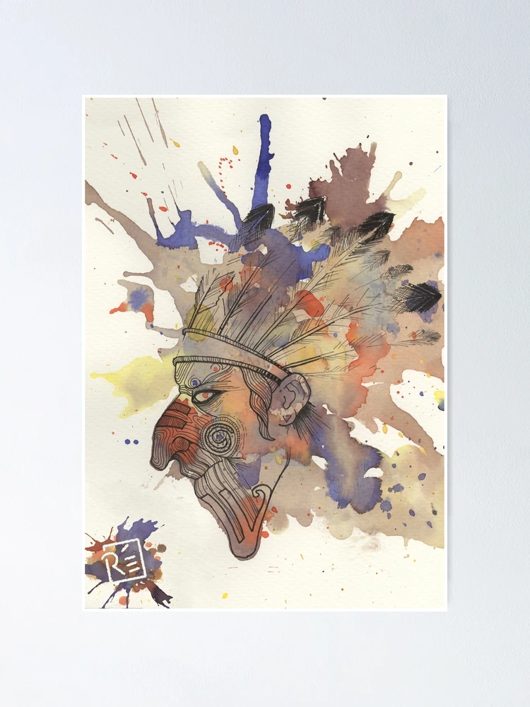 Thumbnail 1 of 3, Poster, Native Ink designed and sold by RookieDesign.