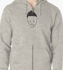 Spikes drawing of Angel Zipped Hoodie