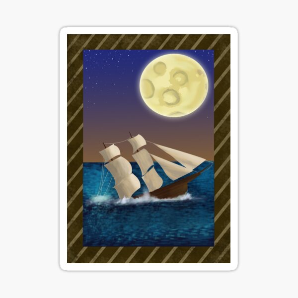 Wish I Wasn't Here - Shipwreck Sticker