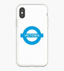 Victoria Line - London Underground Roundel iPhone Case