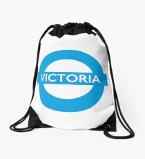 Victoria Line - London Underground Roundel Drawstring Bag