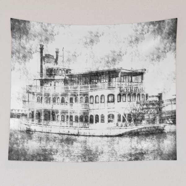 Item preview, New Orleans Paddle Steamer Vintage designed and sold by bejacs.