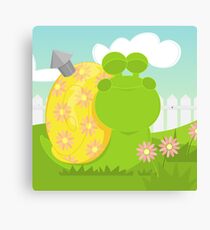 Snail (male) Canvas Print