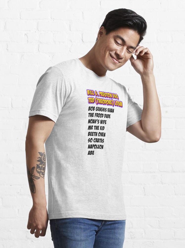 bill and ted t shirts uk