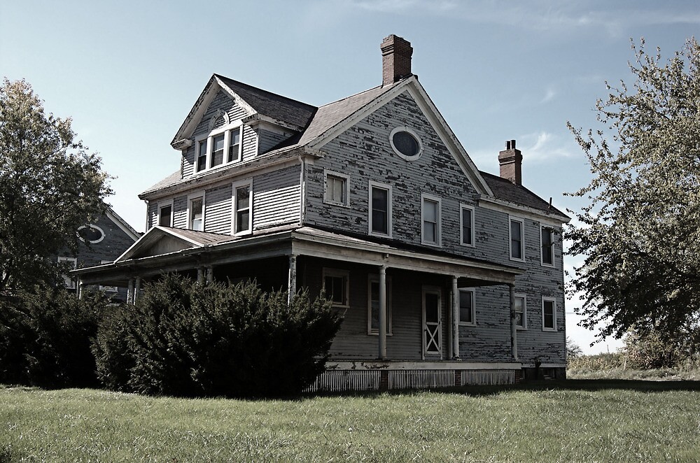 "Abandoned House on Fort Howard. North Point, Maryland. 2008" by