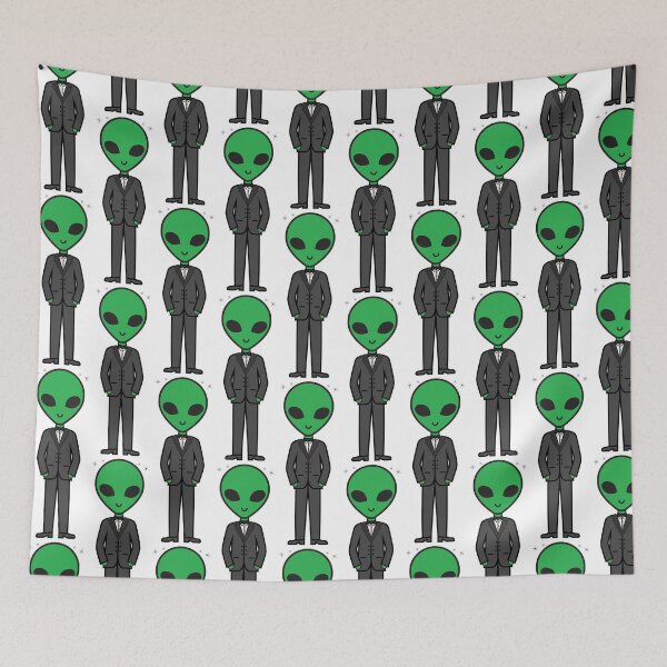 Item preview, Cute Little Green Alien - Suited & Booted designed and sold by PaperBoatUK.
