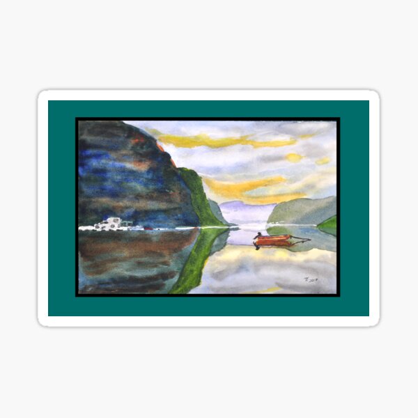 Mountain High, Water Deep Sticker
