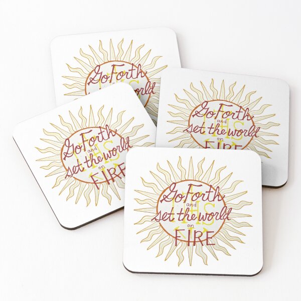Item preview, Set the World on Fire Jesuit Logo designed and sold by 7024wissins.