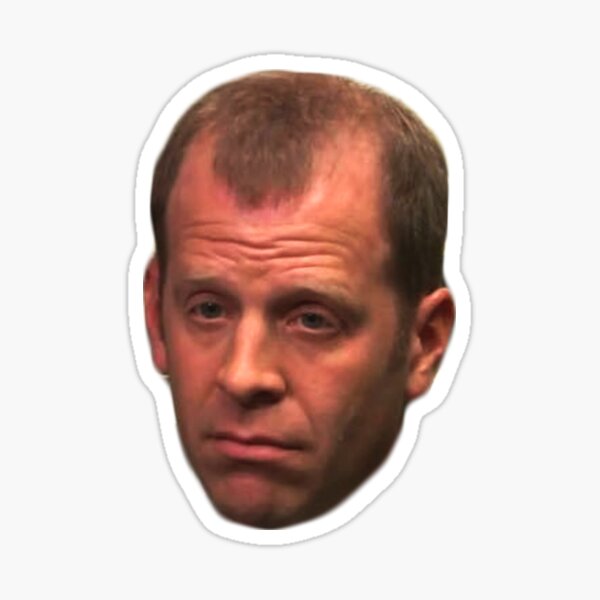 Sad Toby Flenderson Sticker for Sale by virtualheaven