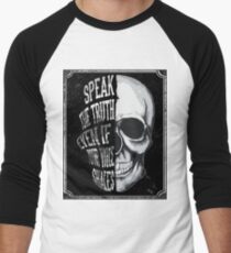 Skull Speak the truth Men's Baseball ¾ T-Shirt