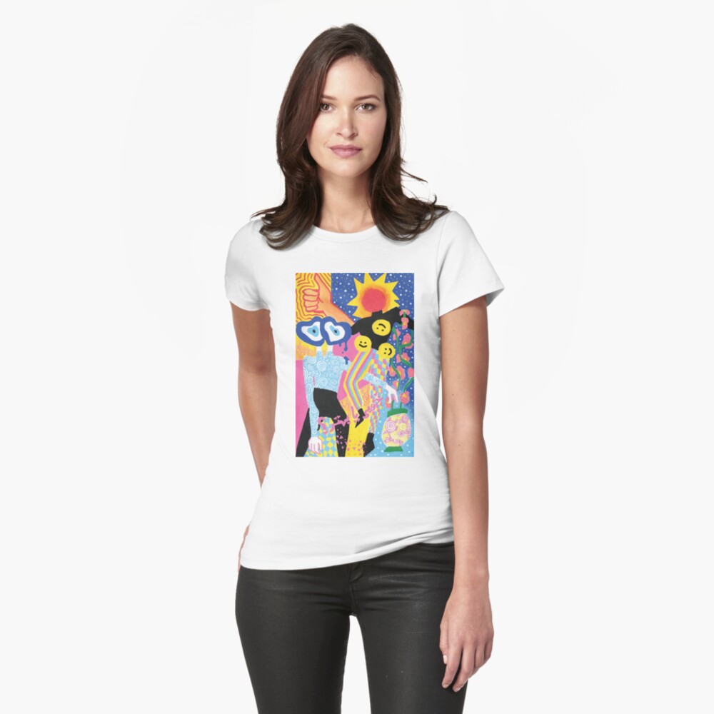 Aperçu de l'œuvre T-shirt moulant créée et vendue par mintcult.
