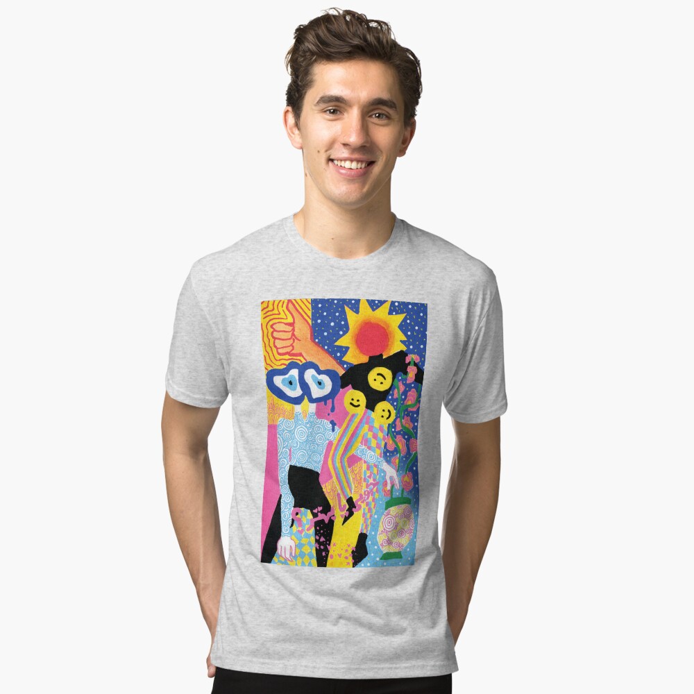 Aperçu de l'œuvre T-shirt chiné créée et vendue par mintcult.