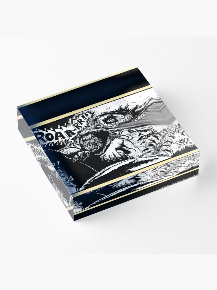 Alternate view of Tex Watt's Epic Bible Project Movie Storyboard #8 Acrylic Block