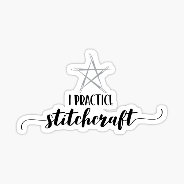 Item preview, I practice stitchcraft funny needle pentagram craft  designed and sold by e2productions.