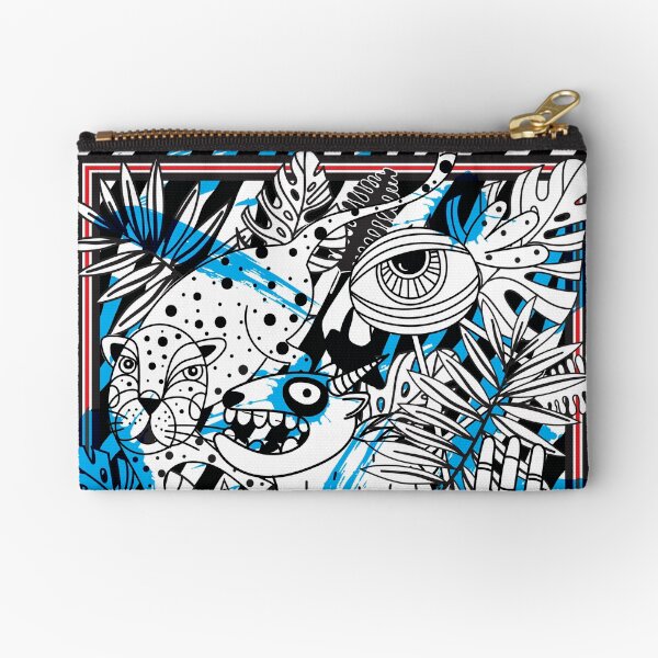 Unicorn Bullterrier Zipper Pouch