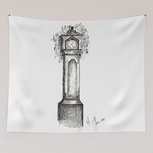 Item preview, Clock Sketch designed and sold by Martina Fagan.