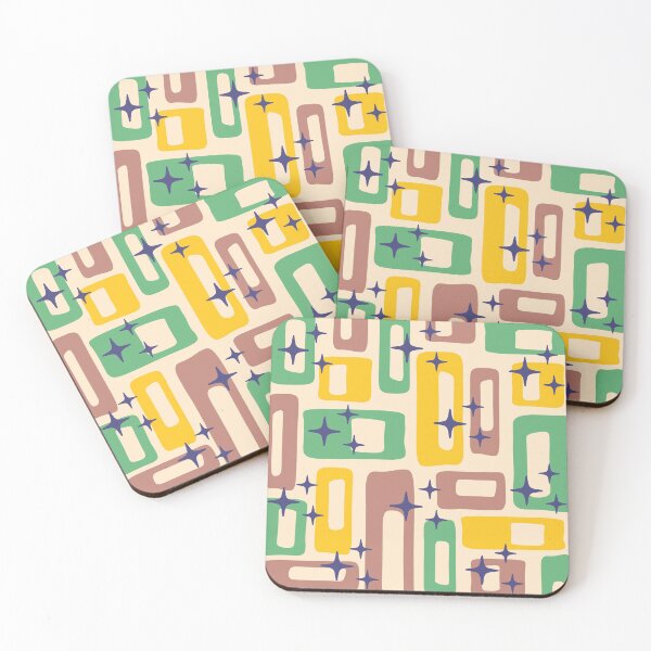 Item preview, Retro Mid Century Modern Abstract Pattern 925 designed and sold by tonymagnerart.