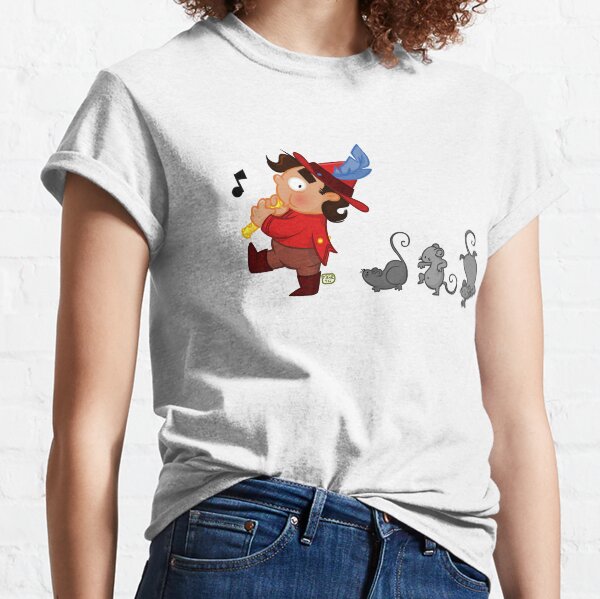 El flautista de Hamelin Camiseta clásica