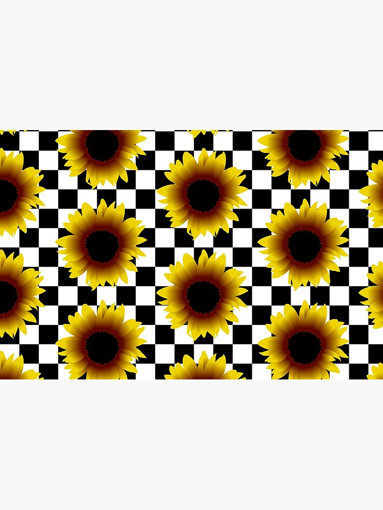 checkered sunflowers