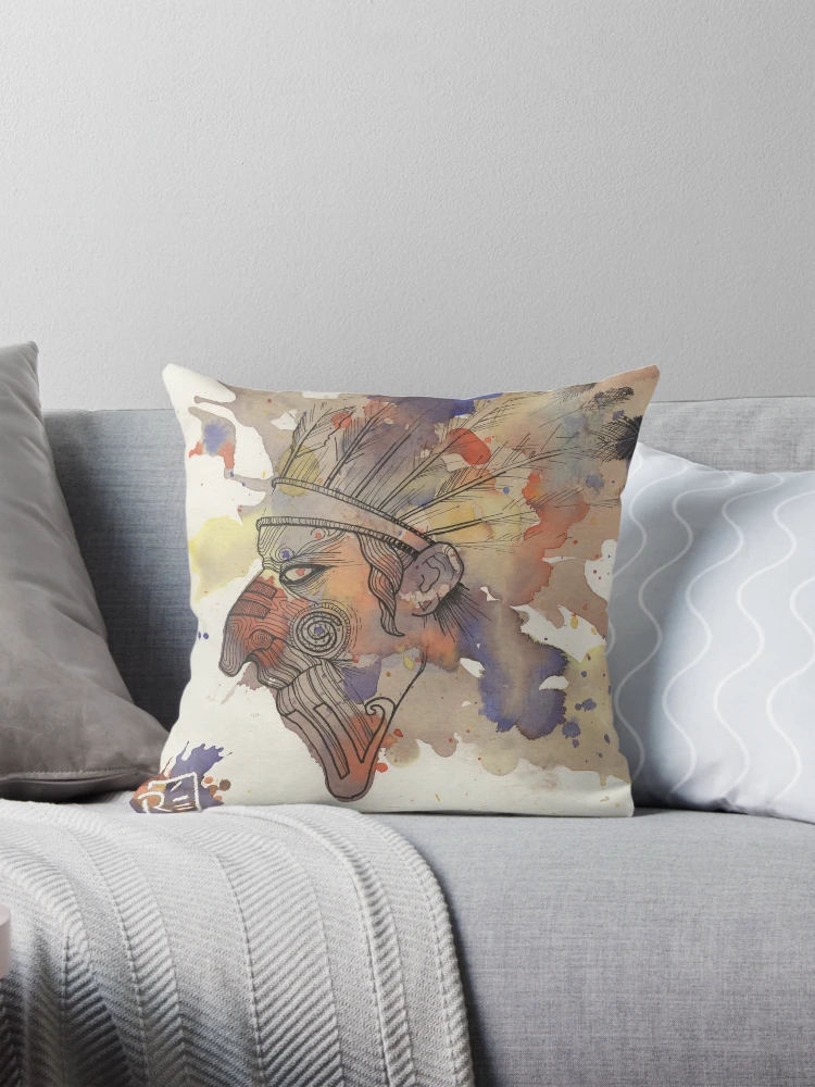 Thumbnail 1 of 4, Pillow, Native Ink designed and sold by RookieDesign.