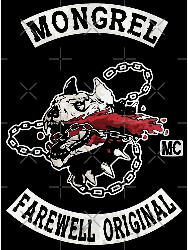 Days Gone Mongrel Farewell Original Mc Greeting Card By Suffering Redbubble