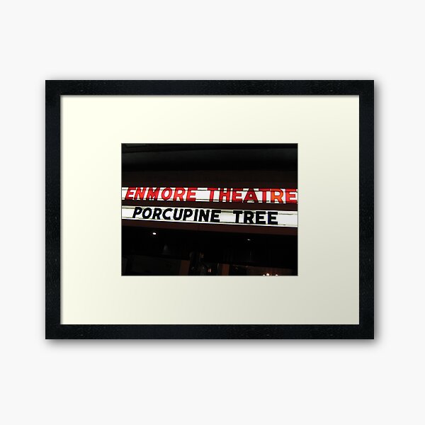 Porcupine Tree - Enmore Theatre 2010 Framed Art Print