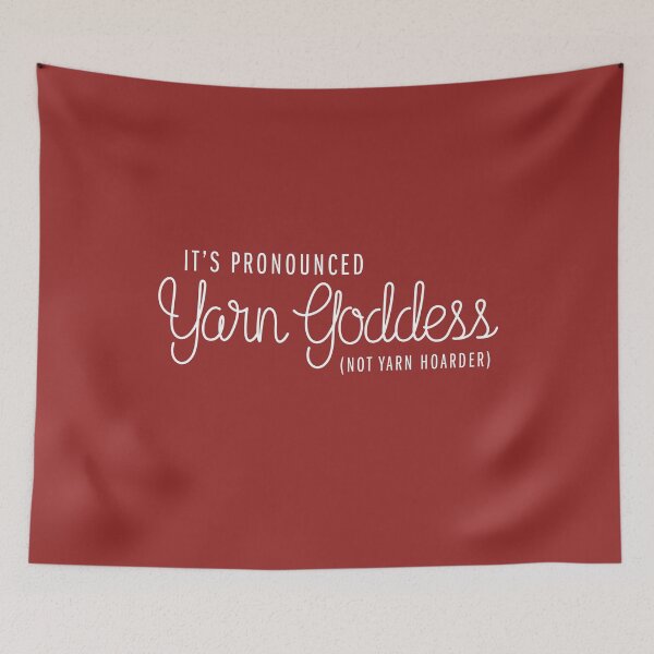 Item preview, It's pronounced Yarn Goddess funny crafter novelty t-shirt designed and sold by e2productions.