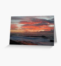 Sunrise Over Sea Greeting Card