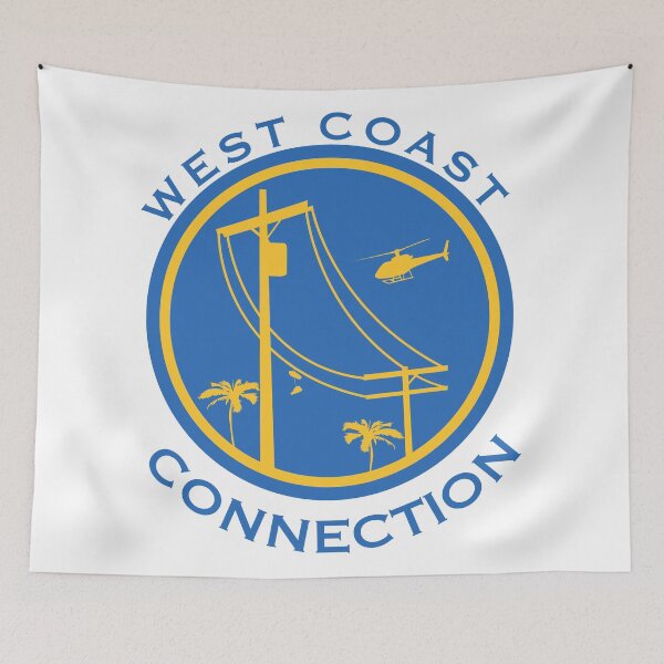 Item preview, West Coast Connection T-Shirt designed and sold by coolhiphoptees.