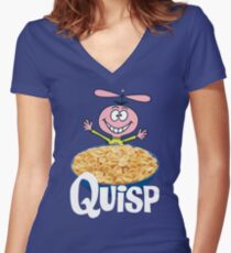 Quisp Women's Fitted V-Neck T-Shirt