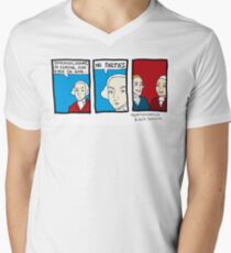 No Parties Men's V-Neck T-Shirt