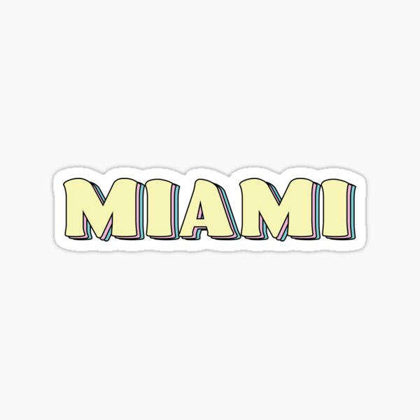 Miami Sticker