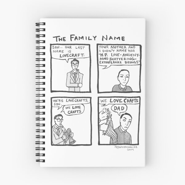 Item preview, The Lovecraft Family Name designed and sold by reparrish.