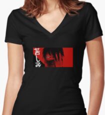 N a g a // 3 Shirt mit V-Ausschnitt