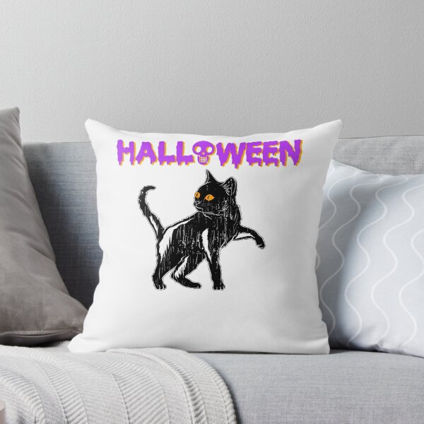 Item preview, Halloween Black Cat Holiday T shirt designed and sold by we1000.
