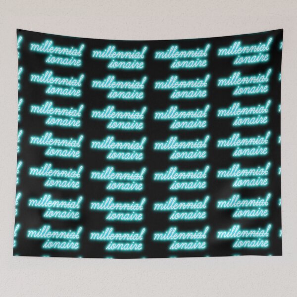 Item preview, Millennial no, millionaire. Neon. Fluorescent. designed and sold by MaggBertolotti.