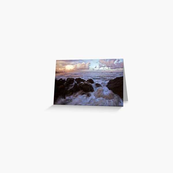 Last Light at Miami Greeting Card