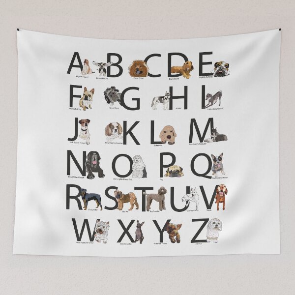 Item preview, Dog Breed ABCs designed and sold by sketchandpaws.
