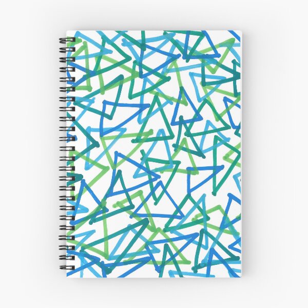 Item preview, Triangles--Cool Colors designed and sold by kaiello1.