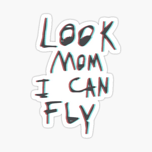 Travis Scott «Regarde maman que je peux voler» Sticker