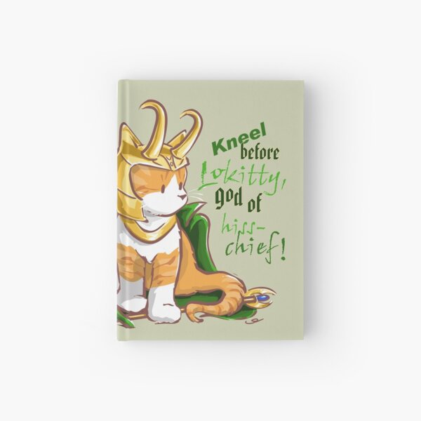 Kneel Before Lokitty! (chibi version) Hardcover Journal