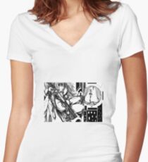 N a g i s a // 2 v.2 Shirt mit V-Ausschnitt