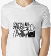 N a g i s a // 2 v.2 T-Shirt mit V-Ausschnitt für Männer