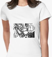 N a g i s a // 2 v.2 Tailliertes T-Shirt für Frauen