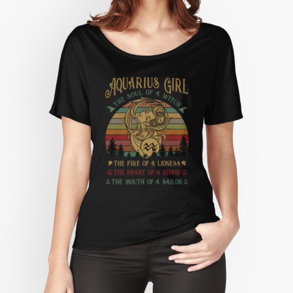 aquarius girl shirt